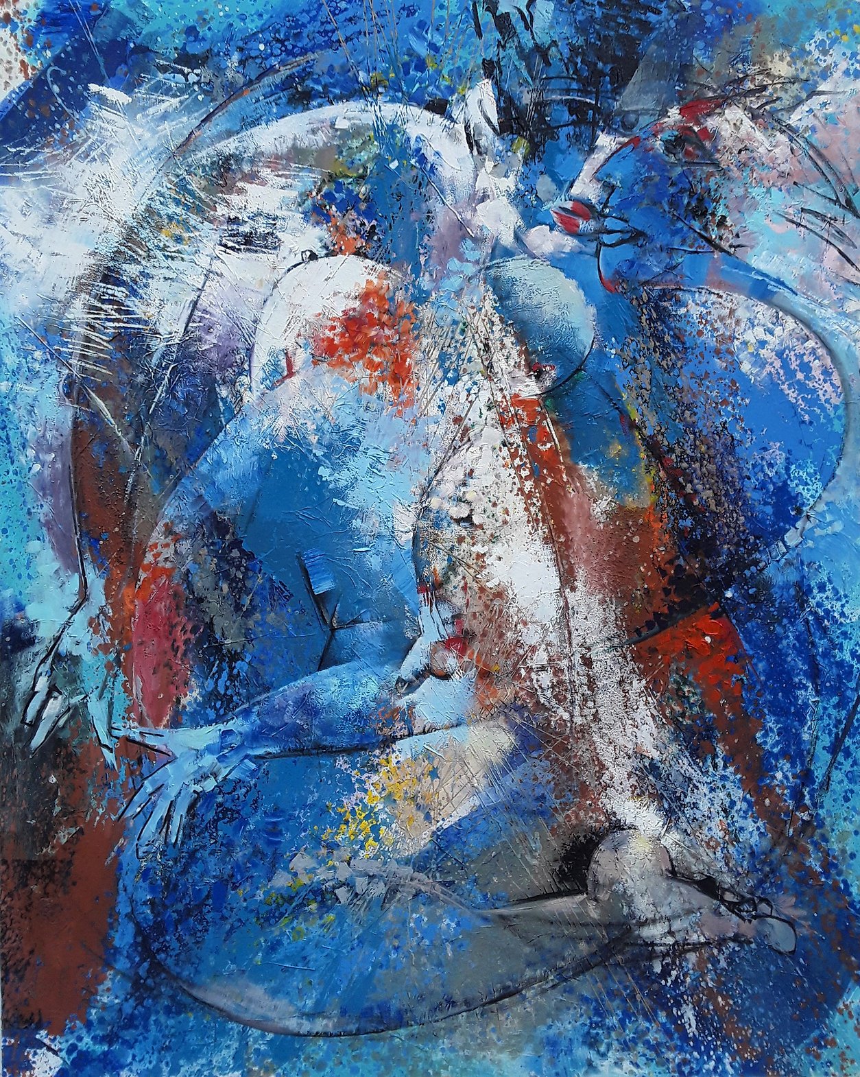 Zb121 160x200 Embrace in blue
